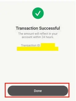 koo app money withdraw transaction successful