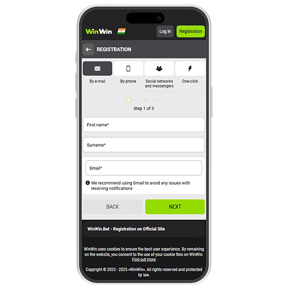 WinWin Sign Up Account Instruction in India